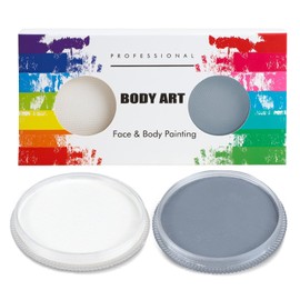 MOEMOE BABY Professional Face and Body Paint, Children's Make-Up 30 g + 30 g, Professional Aqua Make-Up Set Girls Face Painting Fancy Dress Make-Up Children Adults Body Painting Colour