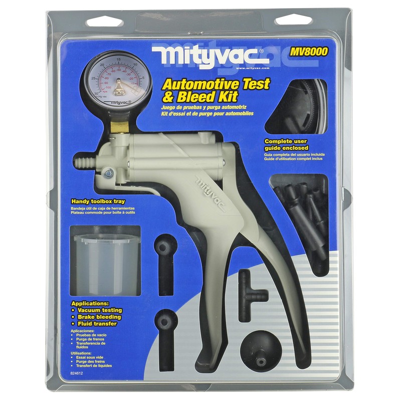 Mityvac MV8000 Automotive Tune-up and Brake Bleeder Kit, Selectline Hand