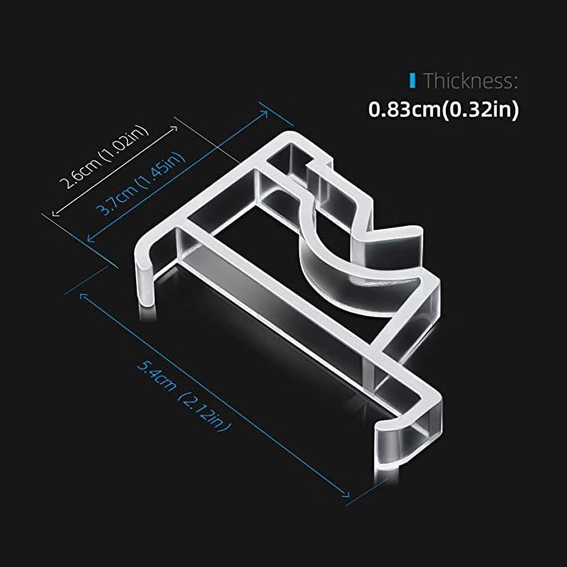 KarDoL 12pcs Blind Valance Clips, Window Blind Clips 2 Inch