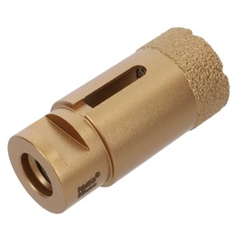 PRODIAMANT professional tile drill bit tile 35 mm x M14 diamond drill bit angle grinder for dry drilling in fine stoneware, wall tiles and natural stone