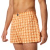bruno banani Men's Boxer Shorts, Pumpkin/Vanilla Print // Pumpkin