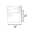 FlanicaUSA 300 CT Resealable Mini Zipper Polly Bags 2 Mil