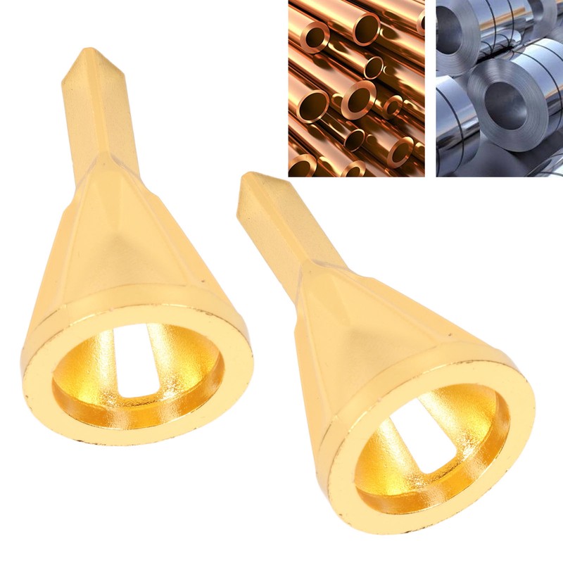 2pcs Deburring External Chamfer Tool Stainless Steel Remove Burr Tool