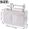 Qanye 2 Pieces Bed Organiser for Hanging, Hanging Bag Organiser,