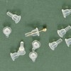 50pcs Silicone Earring Backs, Full-Cover Clear Earring Backs, Dust-Proof, Hypoallergenic