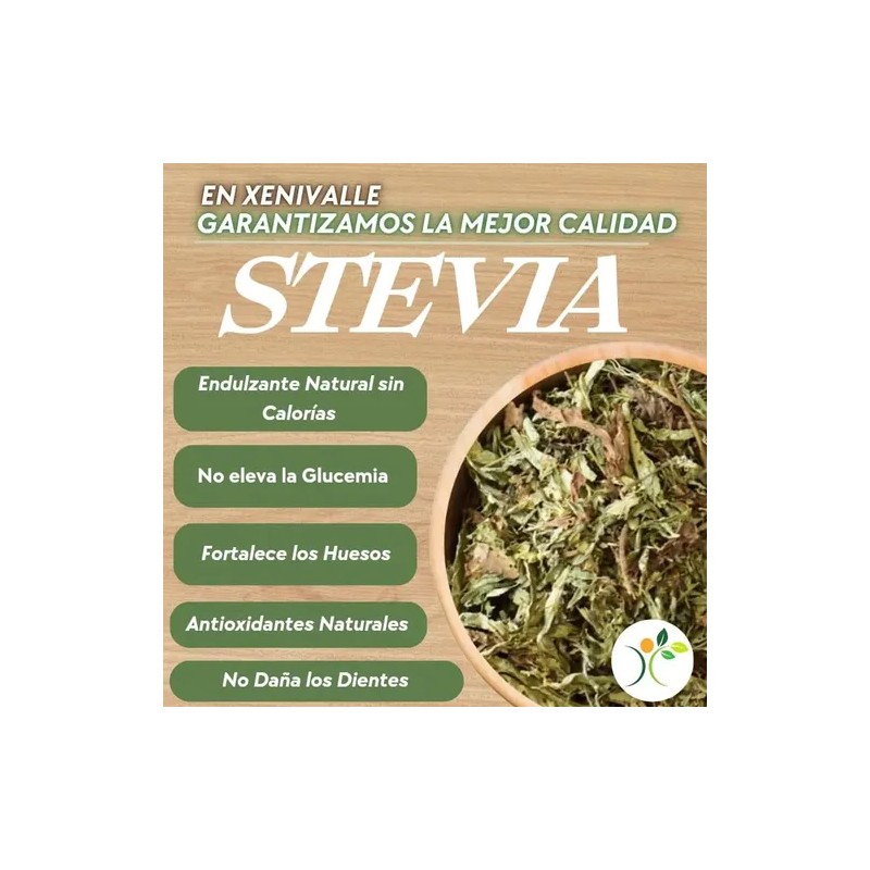 1 Kg Hojas De Stevia Orgánica Premium