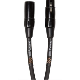 Roland Black Series Balanced Microphone Cable, 25Ft/7.5M - Rmc-B25