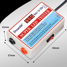 CA-300V Portable LED Lamp Beads Light Strip TV Backlight Tester LED Strip Beads Lamp Board Test Tool Capacity Diode Voltage Test with Switch