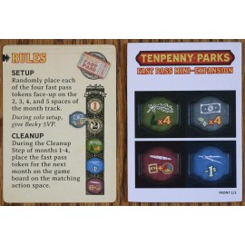 Tenpenny Parks Board Game Fast Pass Promo Mini Expansion Thunderworks Games