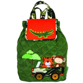 Stephen Joseph Little Girls Signature Backpack, Zoo, One size
