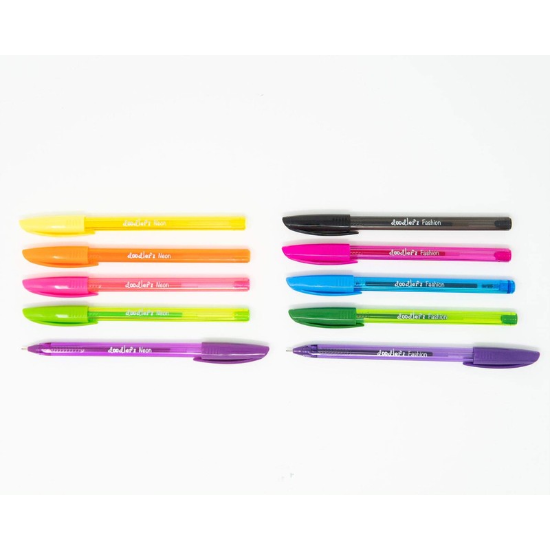 Zebra Pen Doodlerz Gel Stick Pen with Display Cup, Smooth