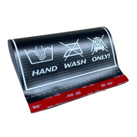 PCSL Car Tag Label - Car Tuning and Styling - Fun Novelty Funny Logo for Cars Vans Motorhome Truck (Style 2 - Hand Wash Only)
