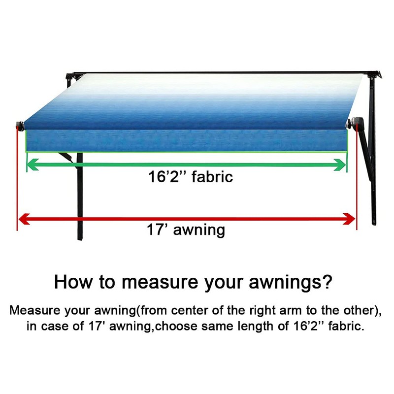 Suncode RV Awning Fabric Replacement Waterpoof Universal Outdoors Canopy for