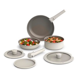 Bella 8 Piece Removable Handle Cookware Set