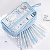 [ASY] Pen Case, Transparent Window, Pen Pouch, Clear, Transparent, Pencil