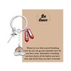 KUIYAI Ruby Slipper Keychain, Musical Inspired Gift, Magic Star Wand