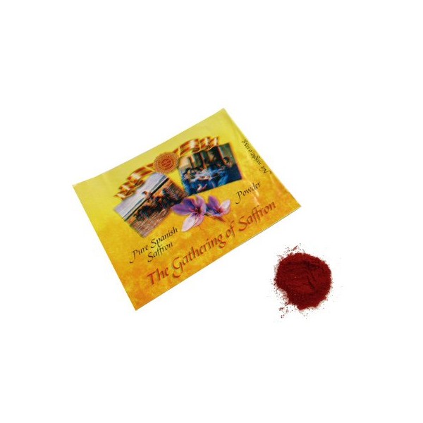 Pure Spanish Saffron Powder .125 g envelope