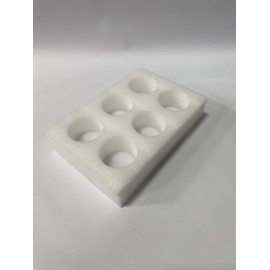 Cup holder for 6 cups Foam Drinks Delivery Tray x 2 per pack