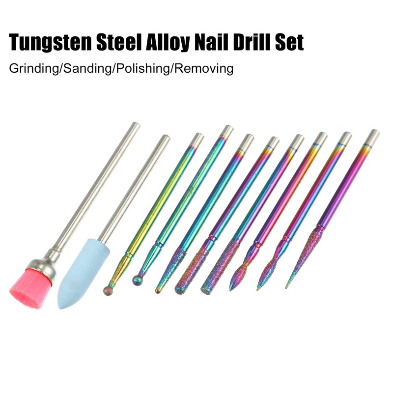 VOCOSTE Nail Drill Bit Set, Drill Bit Set, Gel Nail