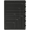 Nakabayashi CTMO-A3W-D Folding Cutting Mat, Double-Sided Clay Plate, A3/Black