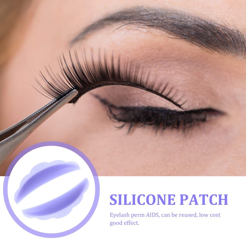 Healvian 20Pairs Eyelash Perming Pads for All Eye Shapes Comfortable