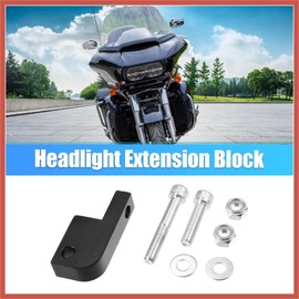 ACROPIX 1 Set Headlight Extension Block for Harley Davidson Dyna T-Sport 39-49mm Fairing Front End Headlight Mounting Block Car Parts