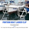 B00351PL-WS Marine Storage / Stowing Clip for Pontoon Boat Ladder