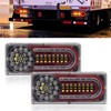 Ygmylandbb LED Truck/Trailer Tail Lights, 5-in-1 Truck Sequential Flow Turn