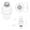 Eltek Aquastop Water Stop Water Block 3/4 Inch Female x