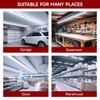 Kihung (8 Pack) LED Shop Light 4ft, 40W 5200LM 6000K
