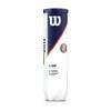Wilson Unisex-Adult Roland Garros All Court Tennis Ball, Yellow, 24 Ã 3