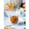 Binoster Bear Cute Mugs Kawaii Double Wall Glass Coffee Tea