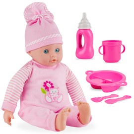 Molly Dolly Sweet Sounds - Talking Girl Baby Doll & Accessories Set - Baby Dolls For 2 - 6 Year Old Girls