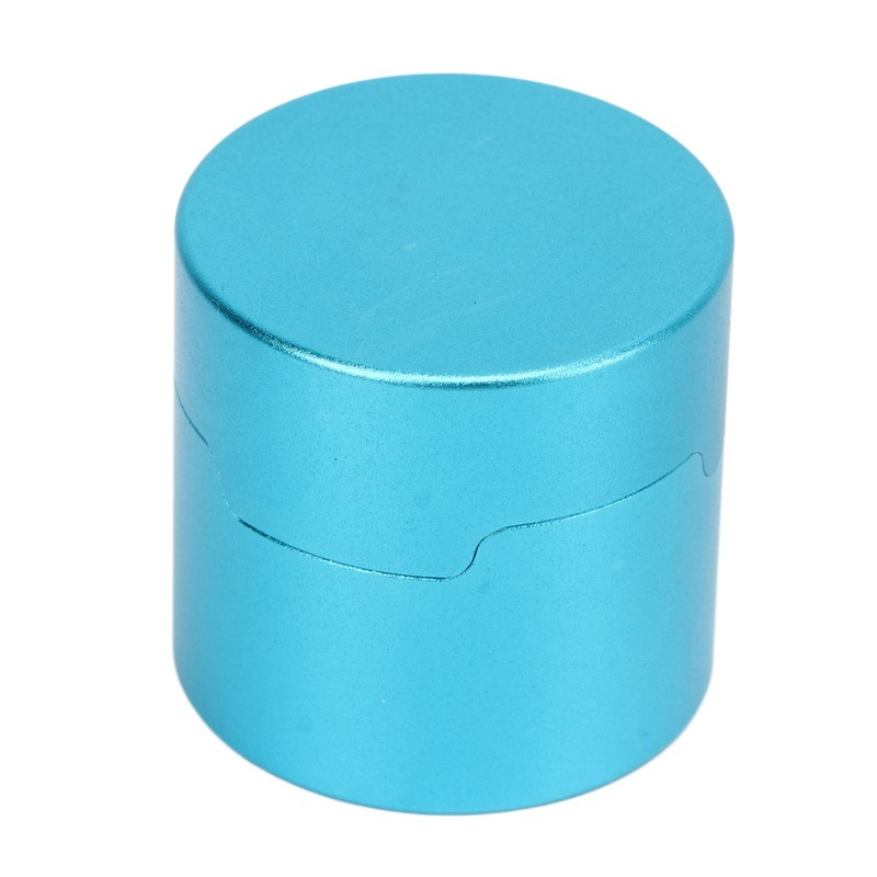 Magnetic Billiard Chalk Holder Aluminium Alloy Round Snooker Cue Chalk