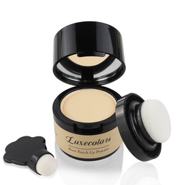 Luxecolors Root Touch Up Powder Hairline Powder for Thinning Hair Concealer Gray Coverage, Eyebrows Powder Bald Spot Root Cover Up for Women (Light Blonde)