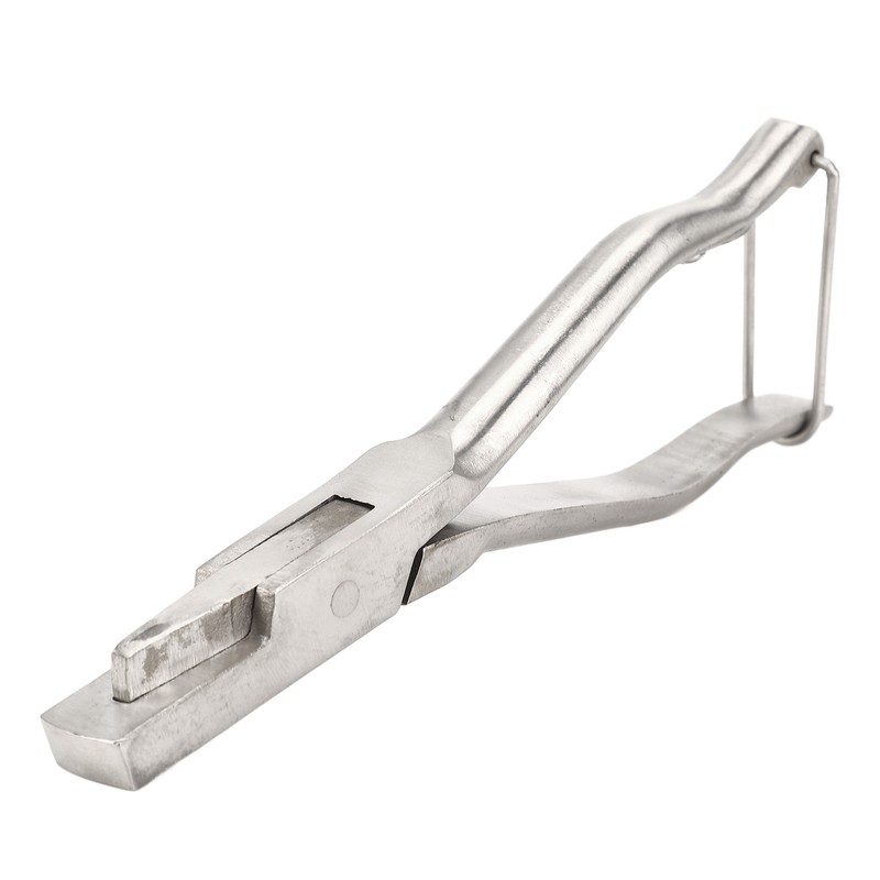 Pig Ear Tag Plier Stainless Steel Animal Ear Notcher with