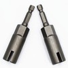 2PCS Deep Power Wing Nut Driver, 1/4" Hex Shank Slot
