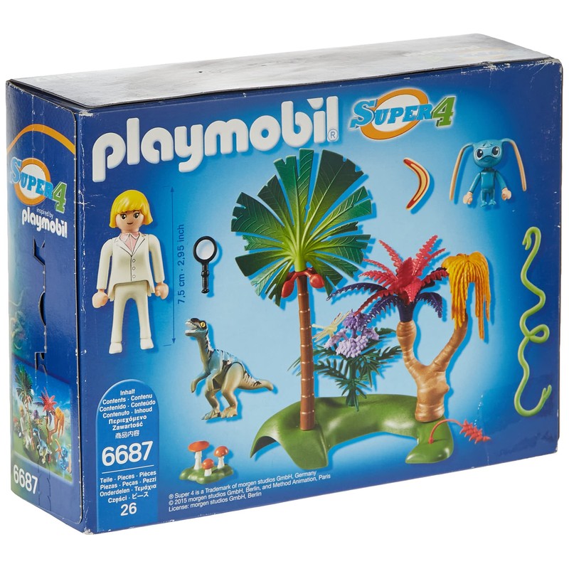 PLAYMOBIL 6687 Lost Island mit Alien und Raptor