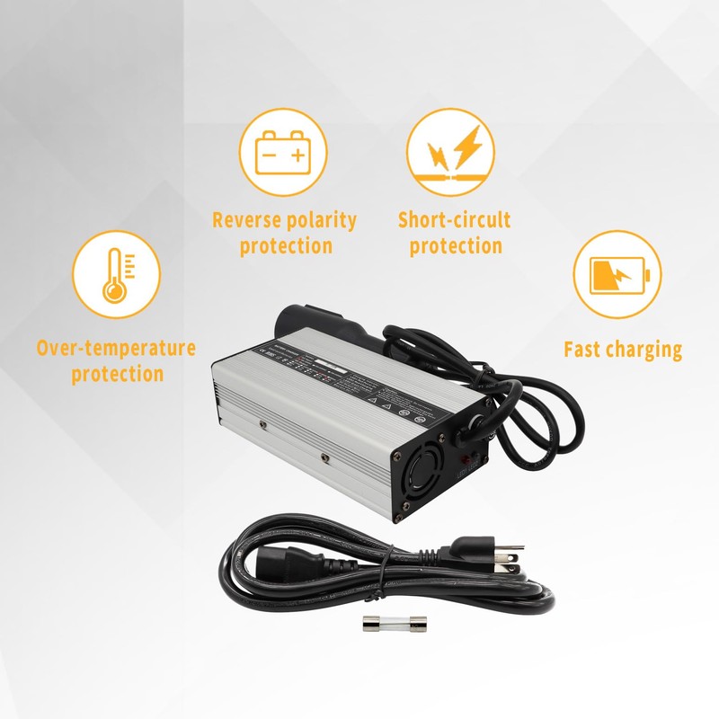 Aspaton 48V 6A Battery Charger Compatible with EZGO Club Car