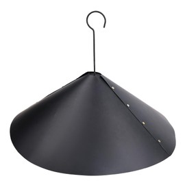 Squirrel Baffle for Bird Feeders, 18 Inch Plastic Squirrel Stopper Pole Wrap Around Squirrel Baffle with Hanging Hook Bird Feeder Guard for Outdoor Shepherd Bird Feeders