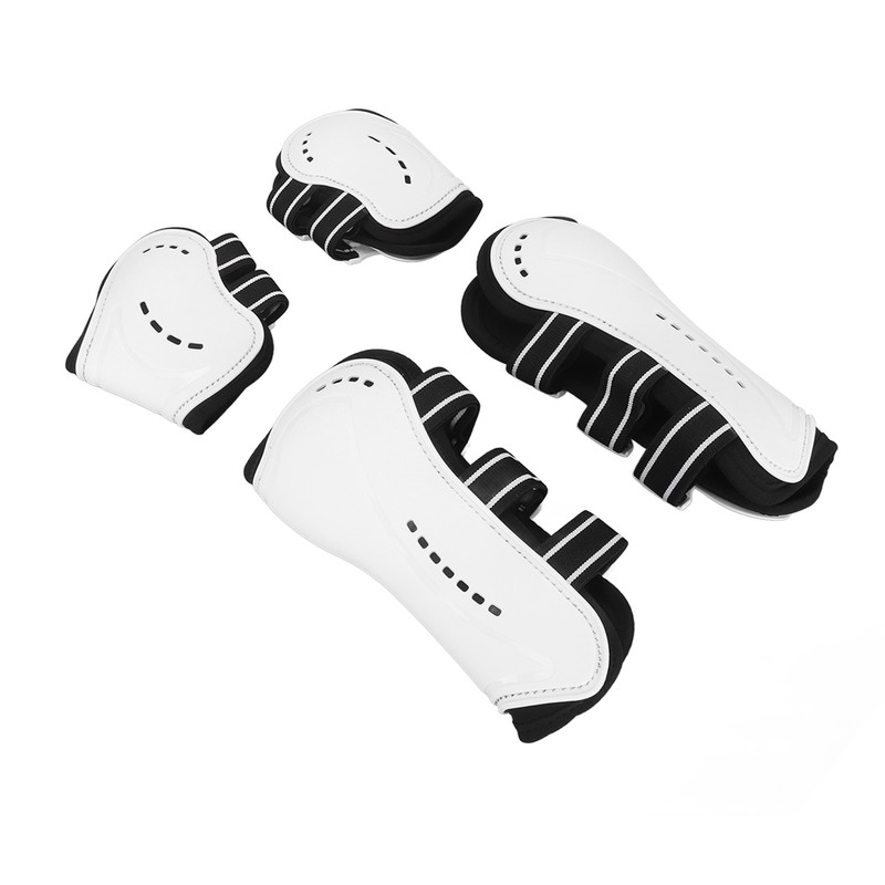 Horse Tendon Boots Shock Absorbing Adjustable Horse Front Hind Boots