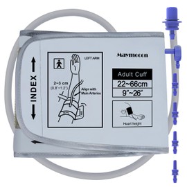 Maymocon XXXL Blood Pressure Cuff, Adjustable Replacement Extra Large Cuff for 12.6"-26" Big Arms, Compatible with Most BP Monitors（6 Connectors）