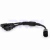 DRRI IEC 320 C14 Male Plug to 3X C13 Female