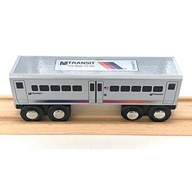 NJT Munipals MP04-1102 Comet V Commuter New Jersey Transit Wooden Railway Compatible