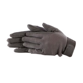 PFIFF 011318 Unisex Cotton Riding Gloves, Womens, 011318-96-L, grey, L