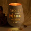 Juratar Geschenke für Mama, Muttertag Windlicht mit Gravur Mama Geschenk,