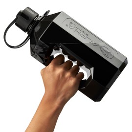 Alpha Designs | XXL Gym Water Bottle 2L | 2.4 Litre / 2400ml Large Jug | BPA Free & Leakproof Keg | Smoke