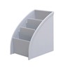 XEERAANG Desk Organizer Trapezoid Remote Control Holder Creative Tabletop Organizer