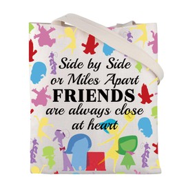 CMNIM Cartoon Emotion Tote Bag Inside Movie Inspired Gift for Friends Anger Fear Joy Disgust Sadness Cartoon Fans Gift Bag, Cartoon Emotion Tote