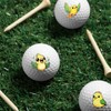 PLIGREAT Cute Birds Golf Ball Markers, Yellow Birds Marking Stickers